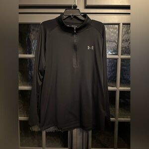 Under Armour Heatgear Loose Fit Black Quarter Zip